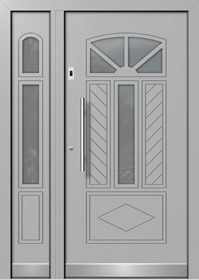 Haustüre mit Seitenteil